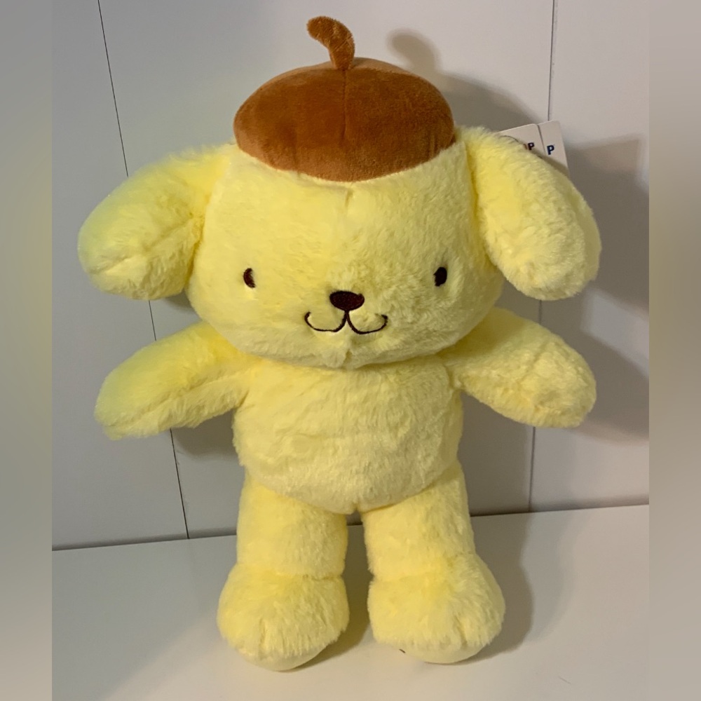 Sanrio Pompompurin Build A Bear Plush NWT